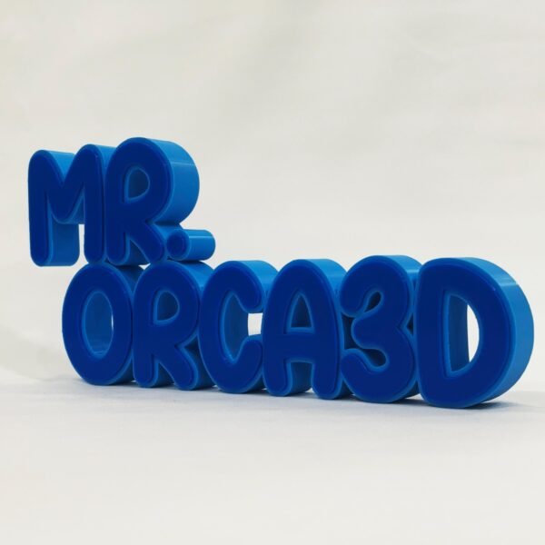 Signature Personalized 3D Name Plate