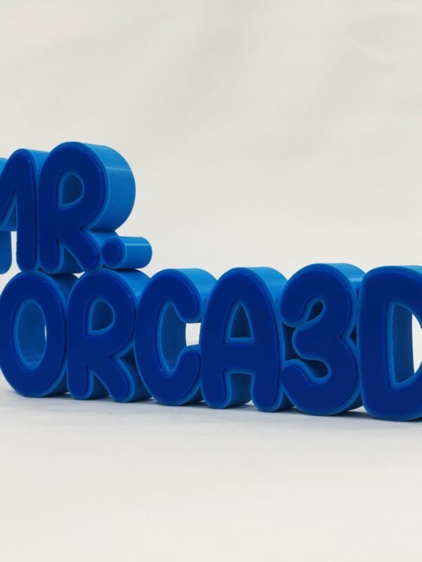Signature Personalized 3D Name Plate