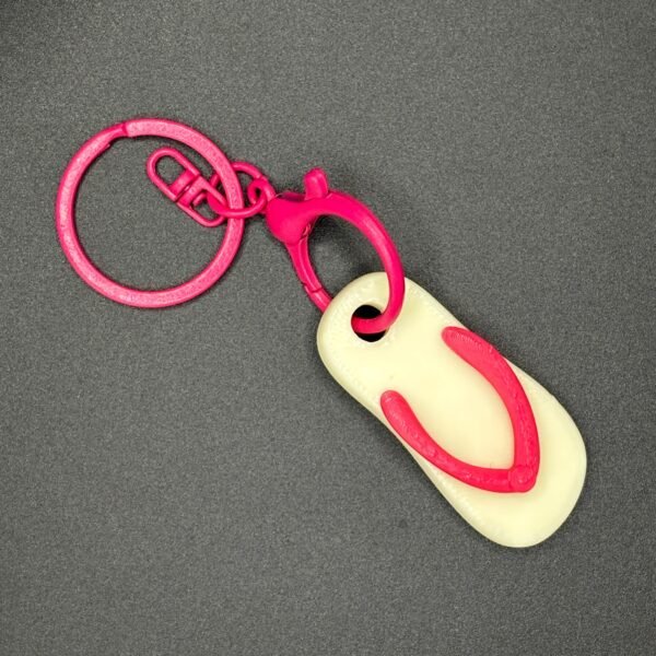 Couples Flip Flop Keychain Set – Beach Vacation Gift, Cute Anniversary Gift for Him or Her, Matching Keychains for Boyfriend Girlfriend