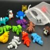 3D Printed Articulated Flexible Fidget Toy Sensory Pet Cute 3D Print Mini Gift Idea Assorted Baby Animal Bundle