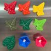 English Ivy & Morning Glory Fridge Magnets with Articulating Vine | Set | ForgeCore Design | Fridge Foliage | Kitchen Design Idea