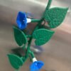 English Ivy & Morning Glory Fridge Magnets with Articulating Vine | Set | ForgeCore Design | Fridge Foliage | Kitchen Design Idea