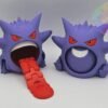 Fully Articulated Pokémon Gengar – Customizable 3D Printed Pocket Monsters