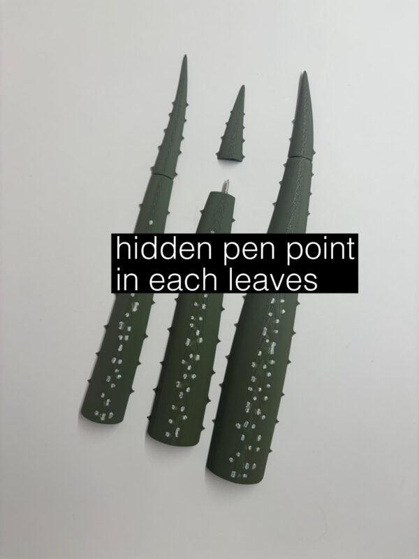3D Printed Aloe Vera Pen Plant | Fake Houseplant with Pen Stems | Desk Organizer, Cute Office Decor, Teacher Gift, Plant Lover Gift