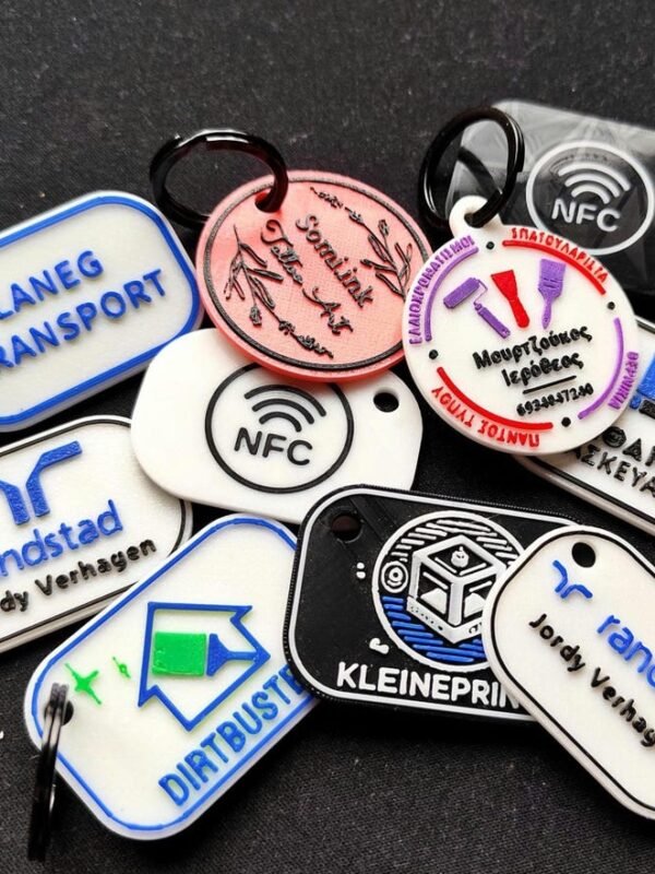Digital Business Card! Personalize Your Logo On NFC Keychain For your Business, Compatible With NFC tools
